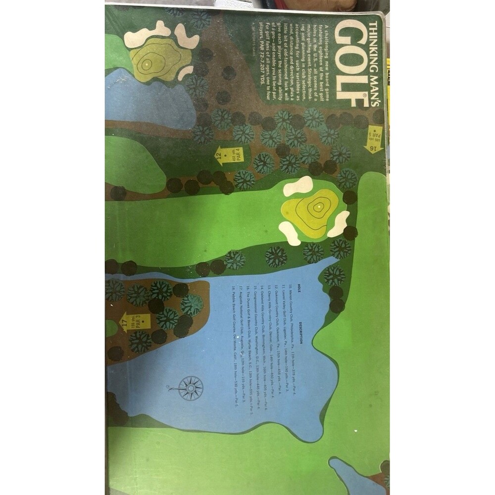 VINTAGE 1966 THINKING MANS GOLF GAME